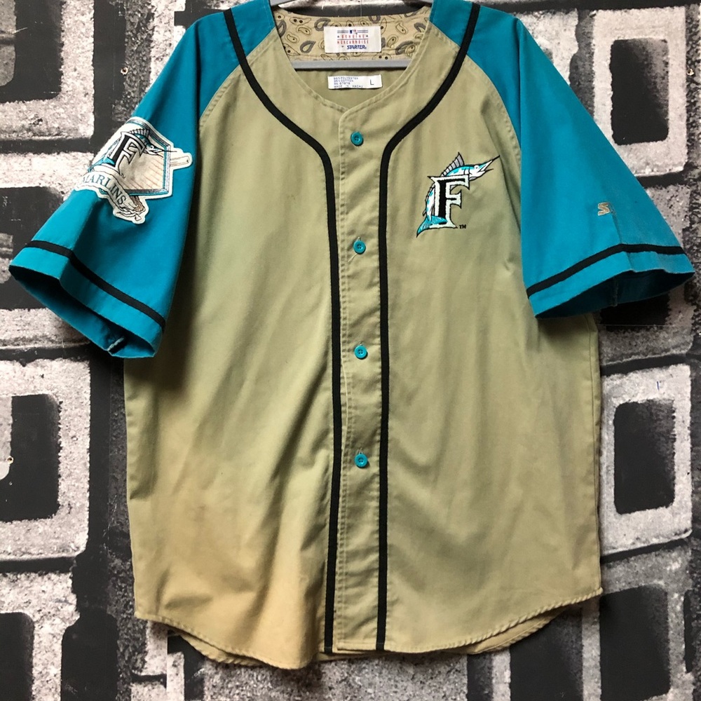 Starter baseball jersey Florida Marlins 90s